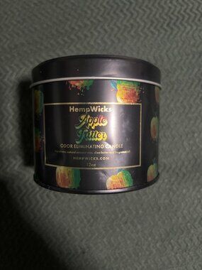 Hempwicks Apple Fritter Candle In Reusable Tin 12 oz